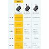 EC-C55LBK モバイルバッテリー 10000mAh 巻き取りケーブル一体型 35W PD対応 LED残量パネル PSE適合 ノートPC対応 エレコム 72120015