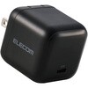 ACDC-PD12465BK USB 充電器 65W PD PPS対応 1ポート USB-C GaN II コンパクト 折りたたみプラグ MacBook iPad iPhone Switch エレコム 72120040