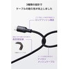MPA-CCEC5PSTHBK USB Type-C ケーブル 100W PD対応 USB-C to C 3本セット 0.5m/1m/2m 高耐久ナイロン 断線に強い 480Mbps エレコム 72120198