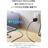 MPA-CCEC5PSTHBK USB Type-C ケーブル 100W PD対応 USB-C to C 3本セット 0.5m/1m/2m 高耐久ナイロン 断線に強い 480Mbps エレコム 72120198