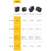 EC-AC12770MN USB 充電器 70W PD PPS対応 3ポート USB-C×2+USB-A GaN II コンパクト AdjustCharge搭載 折りたたみプラグ エレコム 72120216