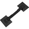 TPB-7090BK 家具・キャビネット転倒防止粘着金具ティープレート(ブラック)2個入り 耐荷重約360kg(2個使用時) ティーエフサービス 72125615