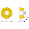 RPMT1204M0E-JS MV1030 転削加工用コーテッド超硬チップ MV1030シリーズ BRP用 三菱 72134119