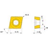 CCMT060208-MM MP7135 ステンレス鋼旋削加工用コーテッド超硬チップ MC/MP7100シリーズ 80°菱形ポジ MP7135 三菱 72127390
