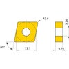 CNMG120416-RM MC7115 ステンレス鋼旋削加工用コーテッド超硬チップ MC/MP7100シリーズ 80°菱形ネガ MC7115 三菱 72128817
