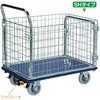 NK307K-SH 観音扉型金網台車・SHタイプ・フットブレーキなし エヌケーキャリーキャスター 72189620