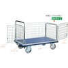 NK507K-SH 観音扉型金網台車・SHタイプ・フットブレーキなし エヌケーキャリーキャスター 72189656