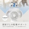 ZSL-D4DFC-W 360度首振りDCサーキュレーター ゼピール 72327879