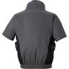 KF92650-KS067 空調風神服 半袖ブルゾン(BL非対応 フラットハイパワーファン&バッテリーセット 2026)(KF92650) サンエス 72419220