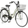 CMS-266KAB-LIO-TC-MIGR 防災サイクル 26型6段変速・LEDブロックダイナモライト付き ノンパンク シティサイクル 【完成組立品】 東部 72496351