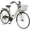 CMS-266HD-LIO-TC-MIGR 防災サイクル 26型6段変速・LEDオートライト付き ノンパンク シティサイクル 【完成組立品】 東部 72496369