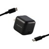 EC-AC12565BK 充電器 USB Type-C×1ポート C-Cケーブル付属 1.5m PD 最大65W パソコン スマホ タブレット iPhone 小型 エレコム 72498740