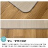 E1007 クッションフロア ダイニングラグ 幅100cm 幅140cm 幅182cm 撥水 日本製 ヘム巻き ユニベール 72501479