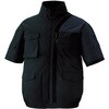KF96010-KS079 空調風神服 チタン加工半袖ブルゾン(BL非対応 24Vジャパンモデル フラットハイパワーファンセット&バッテリーセット 2026)(KF96010) サンエス 72642547