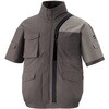 KF96010-KS079 空調風神服 チタン加工半袖ブルゾン(BL非対応 24Vジャパンモデル フラットハイパワーファンセット&バッテリーセット 2026)(KF96010) サンエス 72642617