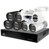 SecuSTATION PoE8ch録画装置+400万画素防犯カメラ7台セット SecuSTATION