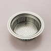 流し用ステンレス浅型ゴミカゴ 135/145両用タイプ 伸晃