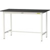 SLKH-1575-BKW 実験用軽量作業台/固定式_高耐薬品ケミテクト天板_ワークテーブルLABシリーズ_実験用ラボテーブル 山金工業 72811157