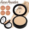 ELLe Vie フェイスパウダー プレストタイプ SPF26 PA++++ UVカット テカリ防止 毛穴カバー ミラー&パフ付き ELLe Vie