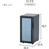 YFWC-45L(B) ワインセラー コンプレッサー式 小型 ワインクーラー 温度 YAMAZEN(山善) 72855959