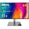 液晶ディスプレイ 31.5型/3840×2160/HDMI、DisplayPort、Thunderbolt/シルバー/スピーカー：あり BenQ(ベンキュー)