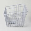 W-556 西田 W-556 ワイドバスケット グレー 西田金属 72892306