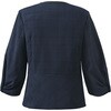 ESA1032 ENJOY ESA1032 BUMPY LIGHT BLOUSE オーバーブラウス(七分袖) カーシーカシマ 72914741