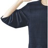 ESA1032 ENJOY ESA1032 BUMPY LIGHT BLOUSE オーバーブラウス(七分袖) カーシーカシマ 72914741