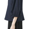 ESA1032 ENJOY ESA1032 BUMPY LIGHT BLOUSE オーバーブラウス(七分袖) カーシーカシマ 72914741