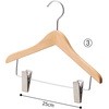6533-10566 子供用木製ハンガー 木地仕上げ ストア・エキスプレス 72953467