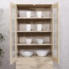 52293 ハイキッチンキャビネット 180*60 オーク 不二貿易 73025578