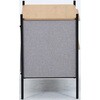 29033 KDファブリックチェスト パトラ 2段 GY 不二貿易 73025770