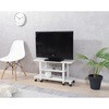 52272 フィット TV台(キャスター付) オークWH 不二貿易 73025858