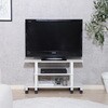 52272 フィット TV台(キャスター付) オークWH 不二貿易 73025858