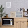 52283 カウンター上収納ラック 60幅 オーク 不二貿易 73026671