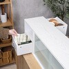 52286 カウンター上収納ラック 90幅 オークWH 不二貿易 73026698