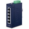 100Base-TX 5ポート 産業用スイッチングハブ DC外部電源 コンパクト PLANET Technology