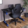 16547 ゲーミングチェア シグナル ブラック 不二貿易 73225875
