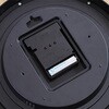 70475 電波掛時計 シンプル 25cm BK 不二貿易 73225891