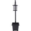 38438 LEDソーラーライト H95cm プランター付 不二貿易 73225936