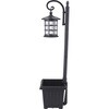 38438 LEDソーラーライト H95cm プランター付 不二貿易 73225936