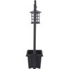38438 LEDソーラーライト H95cm プランター付 不二貿易 73225936