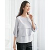 GCSL-2609-B1 カットソー 七分袖 レディース 事務服 サーヴォ(旧:サンペックスイスト) 73296767