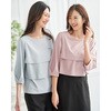 GCSL-2609-B1 カットソー 七分袖 レディース 事務服 サーヴォ(旧:サンペックスイスト) 73296767