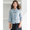 GOBL-2601-K1 オーバーブラウス 七分袖 レディース 制服 事務服 サーヴォ(旧:サンペックスイスト) 73297090
