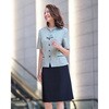 GOBL-2602-K1 オーバーブラウス 半袖 レディース 制服 事務服 サーヴォ(旧:サンペックスイスト) 73297318