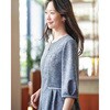 GOBL-2604-B7 オーバーブラウス 七分袖 レディース 制服 事務服 サーヴォ(旧:サンペックスイスト) 73297501