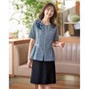 GOBL-2605-B7 オーバーブラウス 半袖 レディース 制服 事務服 サーヴォ(旧:サンペックスイスト) 73297607