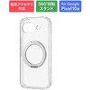 Google Pixel 10a 360�x��]�X�^���h�t���E�Ϗ��E�ϏՌ��n�C�u���b�h�P�[�X �uUTILO Hybrid mag swing�v �N���A/�V���o�[