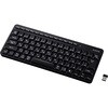 TK-QT11MDMABK ワイヤレスキーボード 静音 テンキーレス 2.4GHz無線 USBレシーバー(USB-A) 日本語配列 AI起動キー搭載 エレコム 73446409